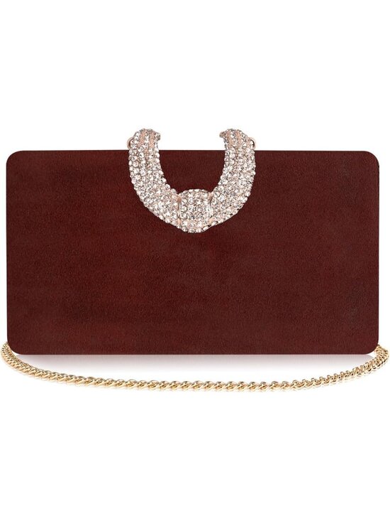 Handbags - 👜 Women's Red Party Dressy Handbag Sparkly Rhinestone Crystal Evening Clutch
